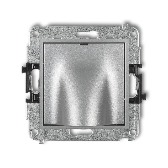 ICON Mechanizm wypustu kablowego srebrny metalik