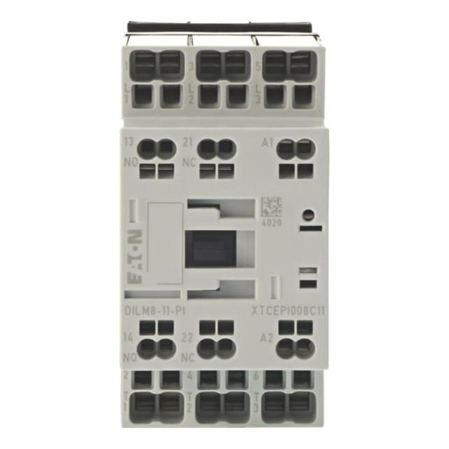 DILM8-11(110V50HZ,120V60HZ)-PI Stycznik mocy DILM 3kW sterowanie 110VAC 1Z+1R 199265 EATON