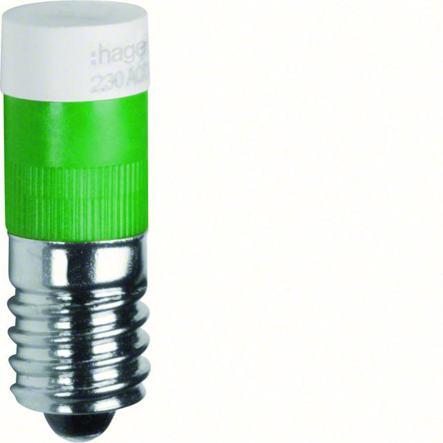 Żarówka LED E10 zielony Berker 167803 WDA2727G HAGER