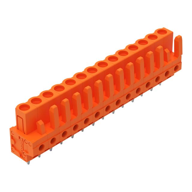 MCS-MIDI Classic gniazdo 14-bieg. pomarańczowe raster 5,08 mm /25szt./ WAGO
