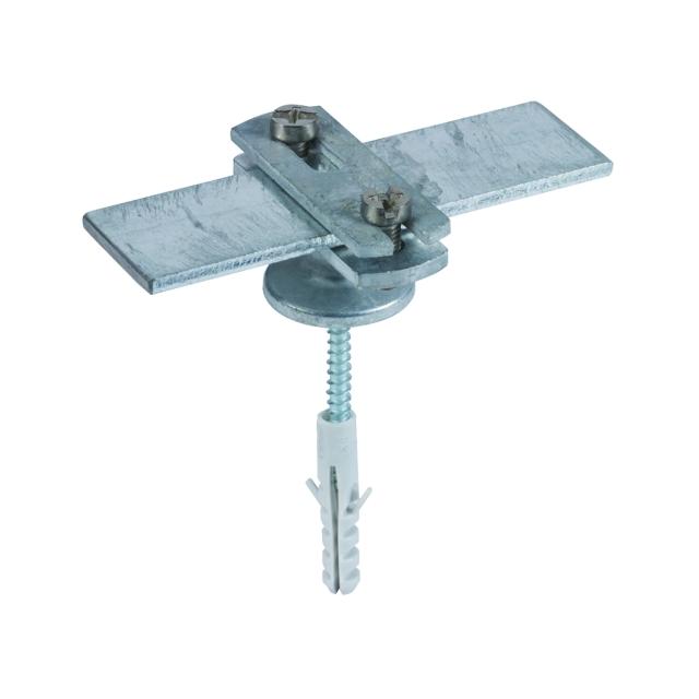 Wspornik do płaskownika 30x3,5 mm, z kołkiem M8x50 mm, ZG