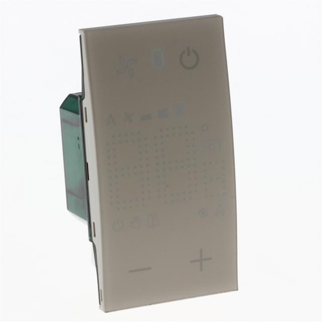 LIVING NOW 'MY HOME' - TERMOSTAT 1-STREFOWY - 2 MODUŁY - PIASKOWY BEŻ, Bticino