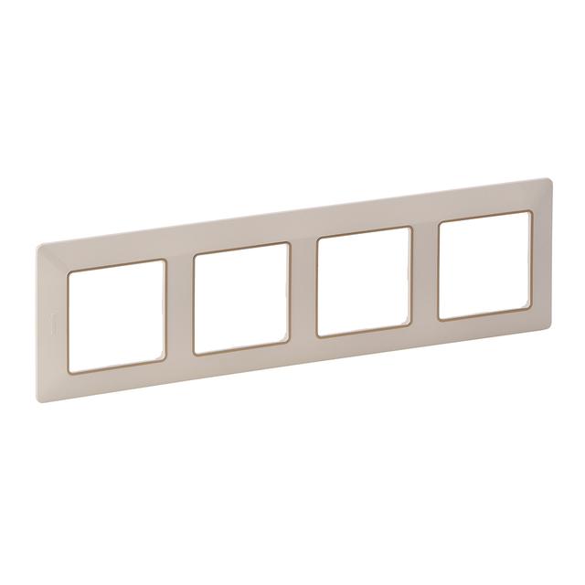 VALIF:RAMKA X4 KREMOWA/ZŁOTA, Legrand