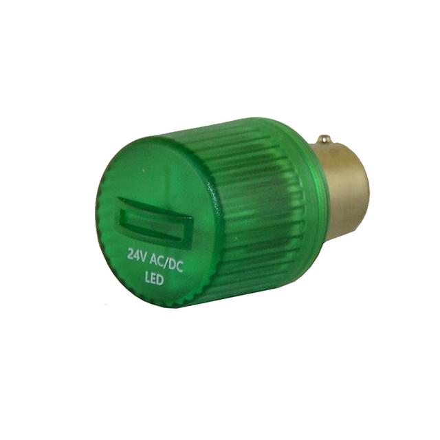 LED błyskający 220V zielony