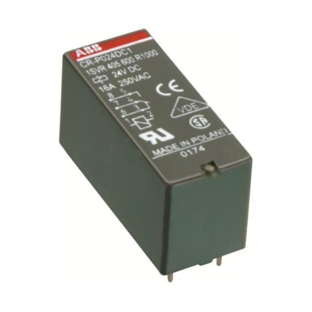 Przekaźnik CR-P048AC2, A1-A2=48V AC, 2 styki c/o 250V/8A 1SVR405601R5000 ABB