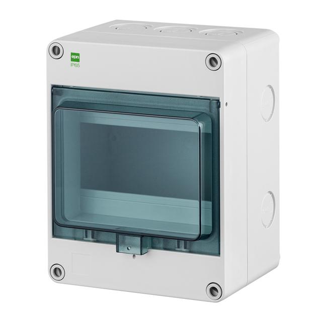 HERMETICA Rozdzielnica hermetyczn 1x6 ZACISK N IP 65 dymna