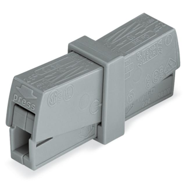 Złączka 2x 0,5‑2,5mm2 jasnoszara 224‑201 /50szt./ WAGO