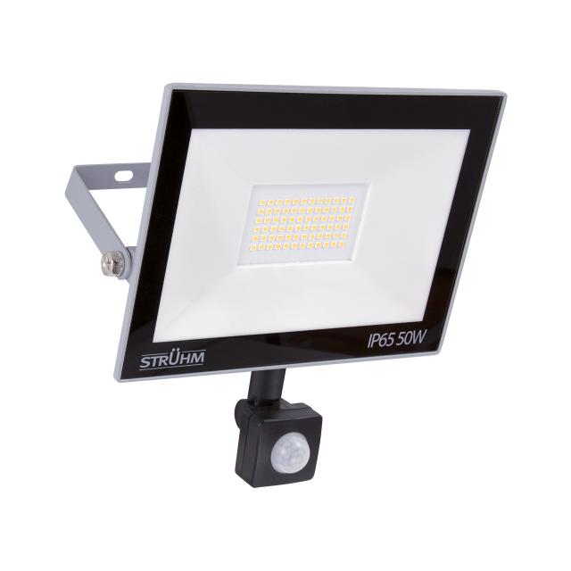 Naświetlacz SMD LED z czujnikiem ruchu KROMA LED S 50W GREY 4500K 03607 IDEUS