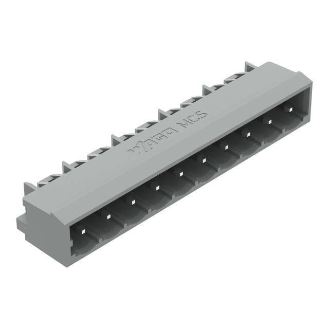 MCS-MIDI Classic wtyk 10-bieg. szary raster 5 mm /100szt./ WAGO