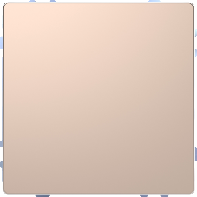 Przycisk KNX Pro T, System Design, metalik szampański, funkcja 1-4 przycisków, z czujnikiem temperat