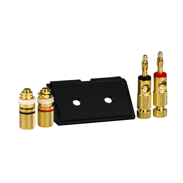 Merten akcesoria wypustu kablowego adapter+dwa złącza audio typu Hi-Fi MTN464387 Schneider