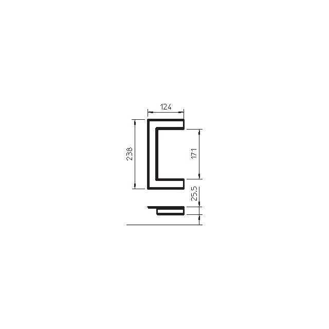 G-KWAO90170RW, Maskownica przejścia przez ścianę