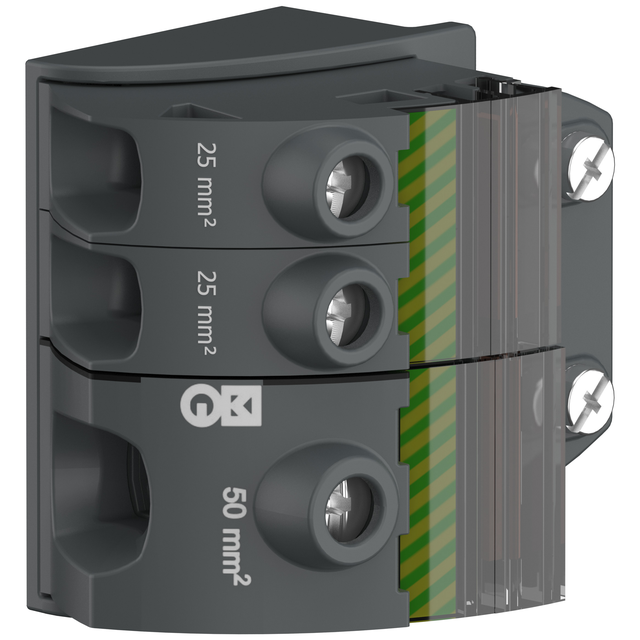 Wspornik zestawu połączeniowego 1 x 50 + 2 x 25 zaciski śrubowe