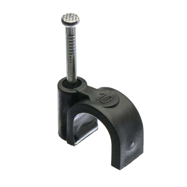 uchwyt kabl.D fi10mm czarny, 100