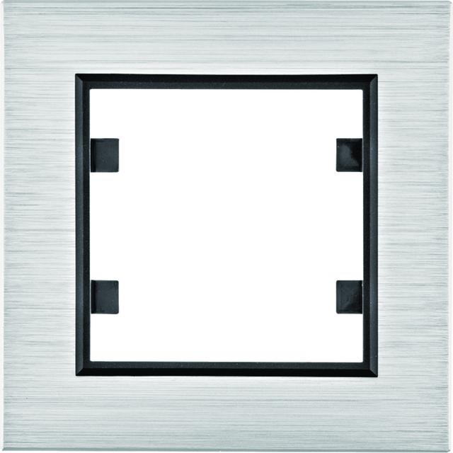 lumina passion Ramka pojedyncza aluminium srebrne WL9012 HAGER