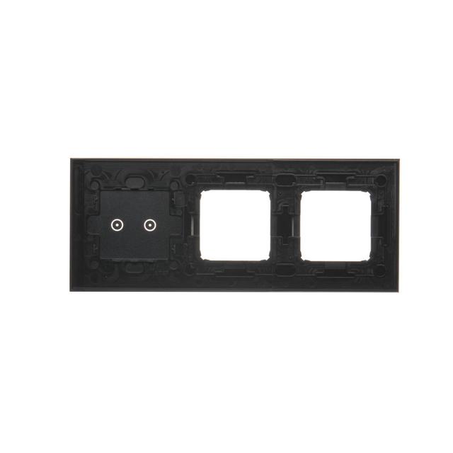 Simon 54 Touch Panel dotykowy S54 Touch 3 moduły 2 pola dotykowe poziome+2 otwory na osprzęty S54 ks