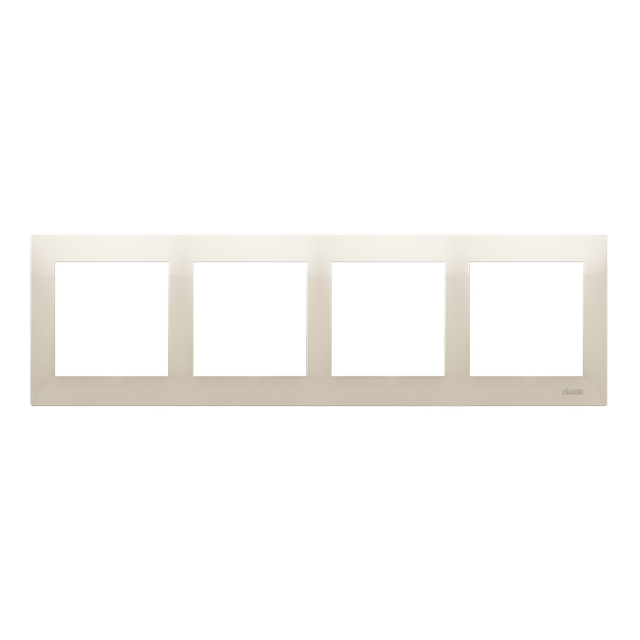 Simon 54 Premium Ramka 4-krotna PREMIUM IP20 / IP44 kremowy DR4/41 KONTAKT