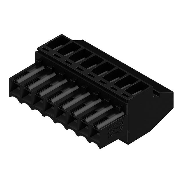 BL 3.50/08/90 SN BK BX Wtyk PCB (złącze wiązki), 3.50 mm, Liczba biegunów: 8, Przyłącze z jarzmem /50szt./ 1638840000 WEIDMÜLLER