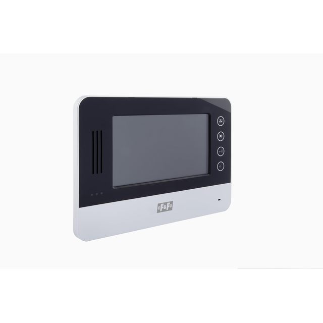 Monitor czarno-srebrny ze sterowanie bramą MK-07 F&F