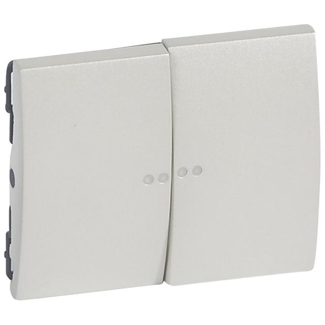 SISTENA LIFE KLAWISZ PEARL PODWÓJNY DO MECHANIZMÓW PODŚWIETLANYCH, Legrand