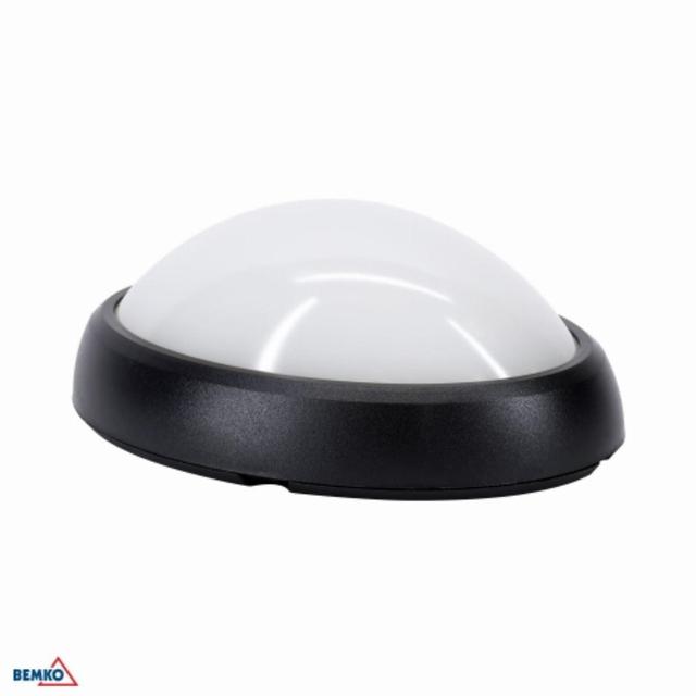 PLAFONIERA LED KANLO 8W 4000K 720LM IP54 CZARNA CZ. MIKR.