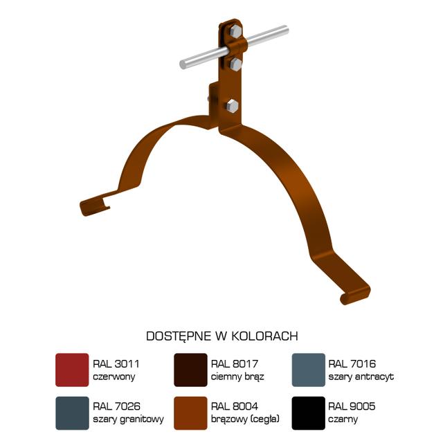 Uchwyt gąsiorowy "WZÓR 29" Z-śruba H=10 cm /LA/