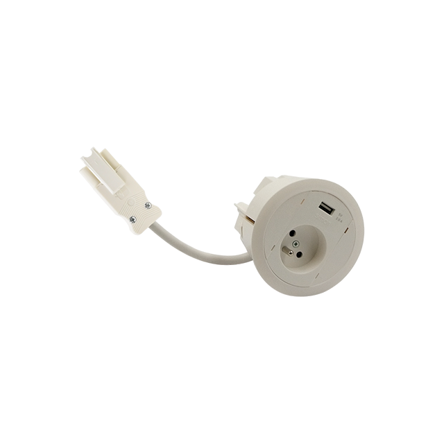 Simon 480 TS48-310E10C00-33 Gniazdo meblowe 1 gn. typ E + ładowarka USB type A złącze w układzie Wie 48310E10C000000-33 KONTAKT