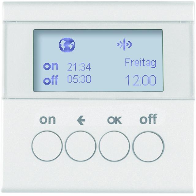 BERKER B.X/S.1 KNX RF quicklink Łącznik czasowy do sterowników załączających i mechanizmów zasilających Berker.Net biały 85745289 HAGER