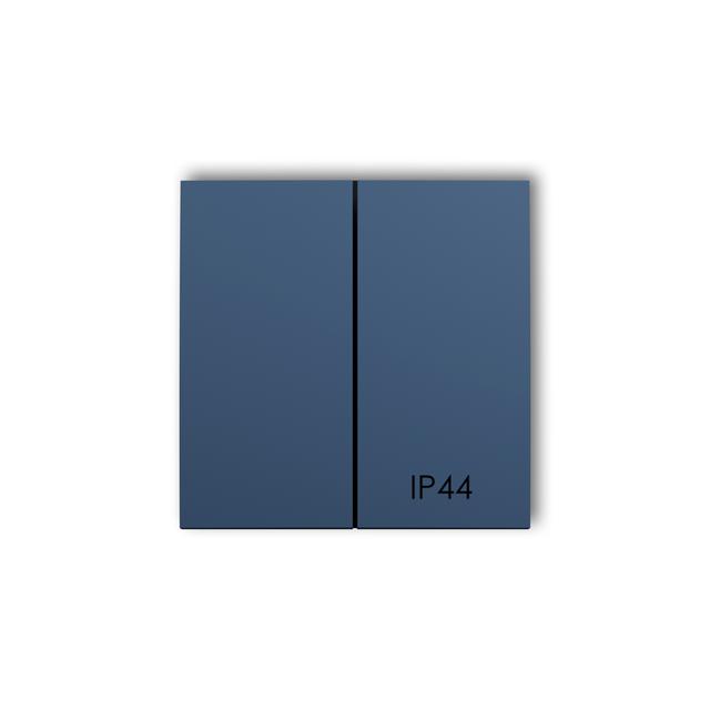 Klawisze podwójne do łączników IP44 ICON, MINI (komplet dwóch sztuk) navy blue 64MKLH-2 KARLIK