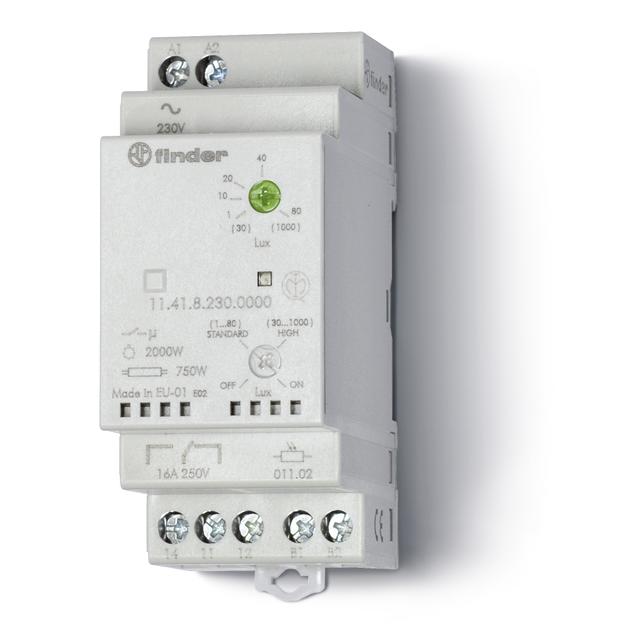 Modułowy przekaźnik zmierzchowy 1 P; 16A; 230V AC