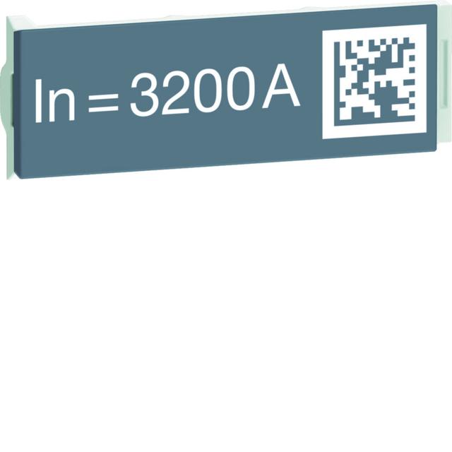 ACB HW4 Wtyczka z oznaczeniem znamionowym wyłącznika 3200A HWW472H HAGER
