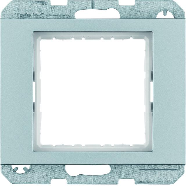 BERKER K.5 Zestaw adaptacyjny do modułów systo 45x45mm stal szlachetna lakierowana 14407004 HAGER