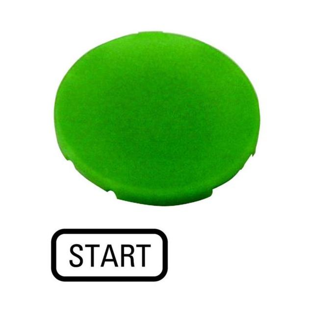 M22-XD-G-GB1 Soczewka przycisku 22mm płaska zielona z opisem /START/ 218196 EATON