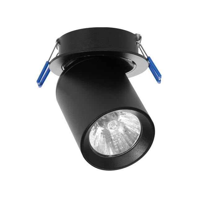 Oprawa ścienno-sufitowa MALTA SP 1 podtynkowa GU10 max. 12W IP20 czarna AD-OP-6478BGU10 ORNO