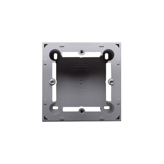 puszki instal. Puszka natynkowa płytka (31mm) pojedyncza stal inox MPN1/21 KONTAKT