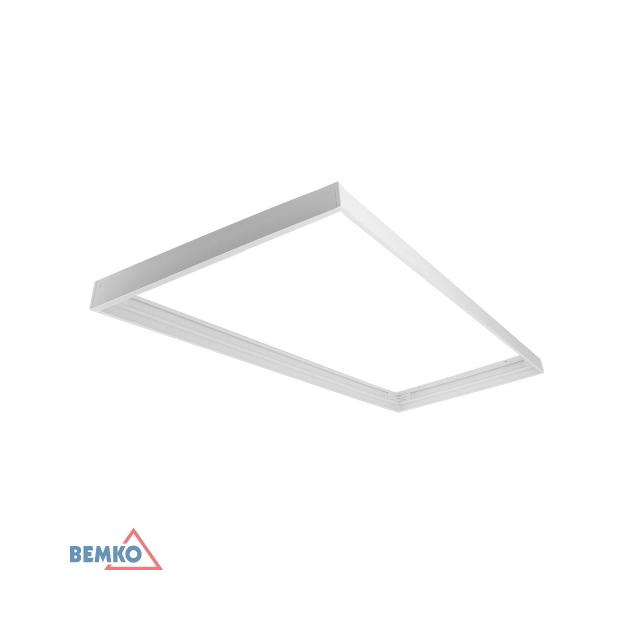 RAMKA MONTAŻOWA DO PANELU LED 30x120 BIAŁA ECO C71-RNT123-WH-ECO BEMKO