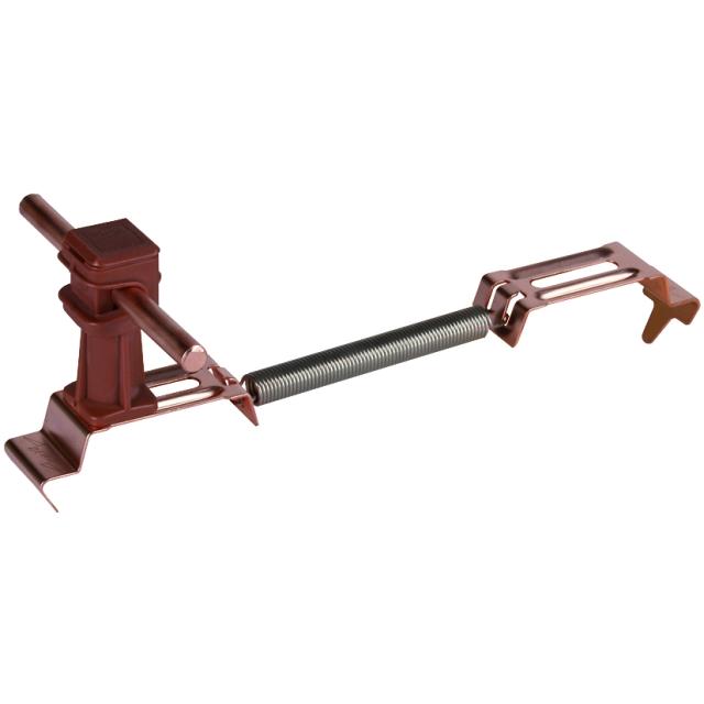 Wspornik dachowy SPANNsnap, wys. 36 mm, Cu/tworzywo, brązowy