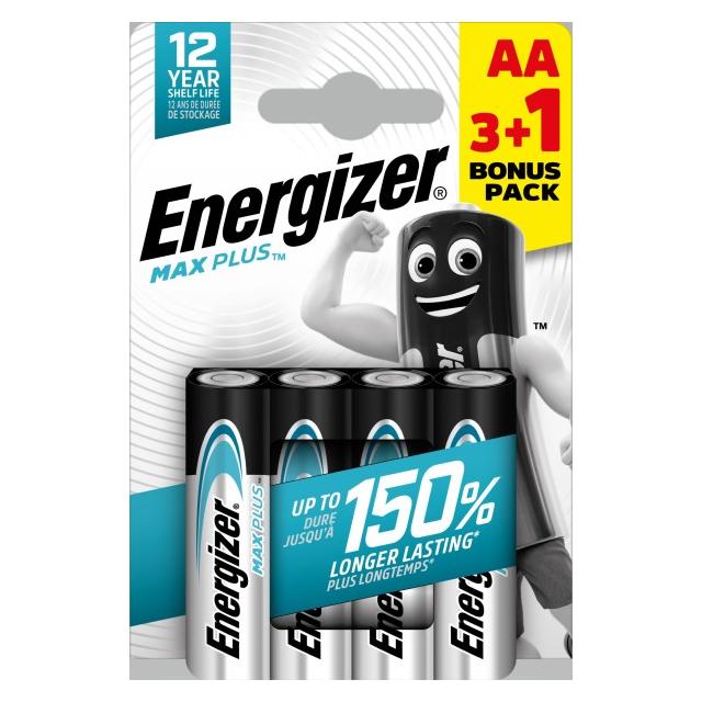 BATERIA ENERGIZER MAX PLUS AA LR6 /3+1 eco