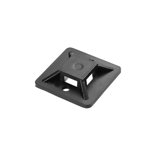 Uchyt opaski kablowej samoprzylepny 30x30 mm czarny 50 sztuk OR-AE-13203/50 ORNO