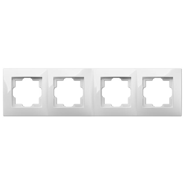 Ramka CARLA 4x biała