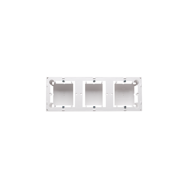puszki instal. Puszka natynkowa płytka (31mm) potrójna biały MPN3/11 KONTAKT