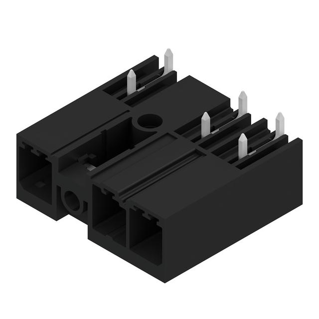 SV 7.62HP/03/270MSF2 3.5SN BK BX Wtyki PCB (złącza płyty), 7.62 mm, Liczba biegunów: 3, kąt odejścia: 270° /60szt./ 1048470000 WEIDMÜLLER
