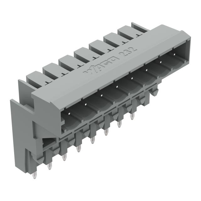 MCS-MIDI Classic wtyk podwyższony 8-bieg. szary raster 5 mm /50szt./ WAGO