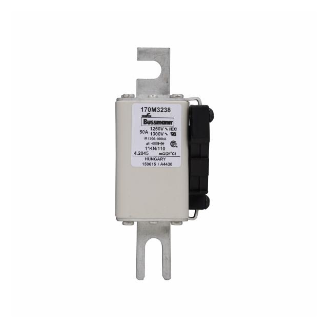 FUSE 50A 1250V 1*KN/110 AR CU Wkładka szybka 50A AC 1250V rozmiar 1 45x58x138 mm aR, 170M3238 EATON