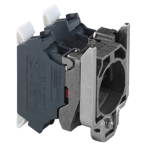 Harmony XB4 Zestaw korpus oraz styki 2 NC Metalowy Zaciski śrubowe ZB4BZ1045 Schneider