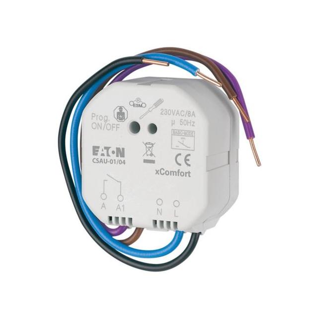 CSAU-01/04 Odbiornik sterujący 8A/230VAC (praca dzwonkowa w trybie BASIC) 121080 EATON
