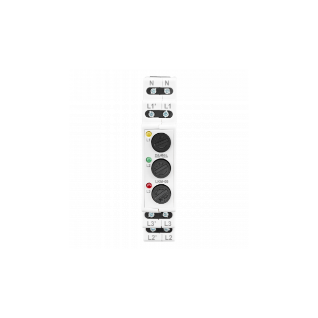 WSKAŹNIK ZASILANIA ZABEZPIECZONY BEZPIECZNIKAMI TYP: LKM-09-40