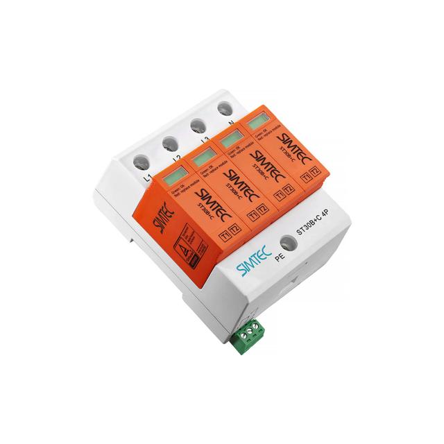 ST30B+C/4 Warystorowy ogranicznik przepięć typ 1+2, klasa B+C, czterobiegunowy - kolor szary