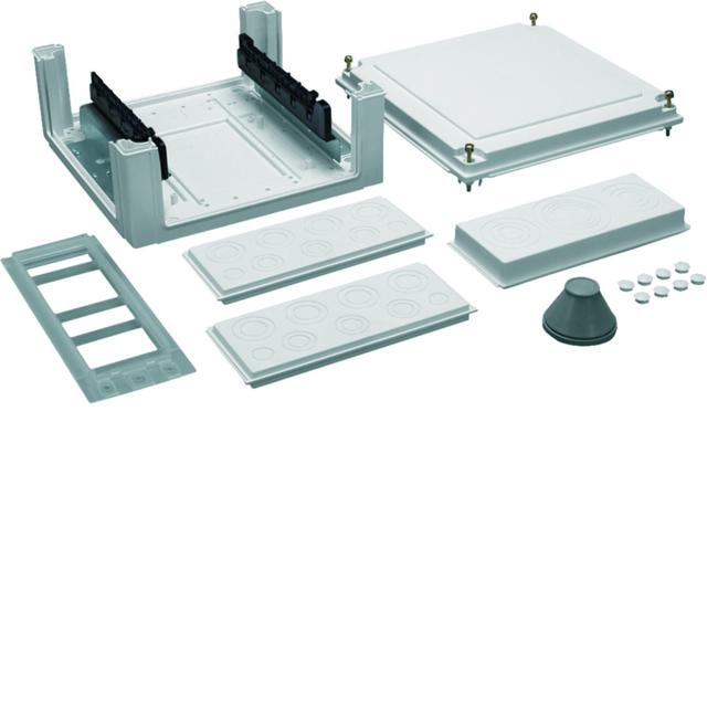 univers Z Obudowa przyłączeniowa pusta wspornik szyn Cu 40mm regulowany IP54 U84S4N HAGER