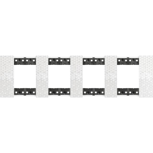 Living Now - Ramka 4x2 Moduły - Pixel Bticino KA4802M4MW LEGRAND
